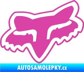 Samolepka Fox 003 růžová