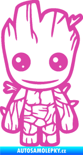 Samolepka Groot 002 levá baby růžová