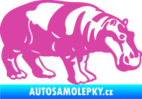Samolepka Hroch 003 pravá růžová