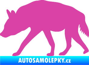 Samolepka Hyena 001 levá růžová