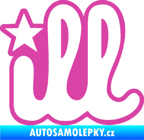 Samolepka ILL 002 růžová