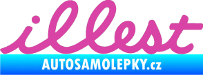 Samolepka Illest 001 růžová