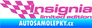 Samolepka Insignia limited edition levá růžová