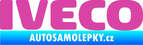 Samolepka Iveco růžová