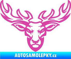 Samolepka Jelen 006 růžová
