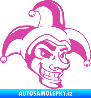 Samolepka Joker 001 pravá růžová