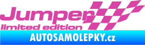 Samolepka Jumper limited edition pravá růžová