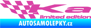 Samolepka Ka limited edition levá růžová