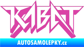 Samolepka Kabát 002 růžová