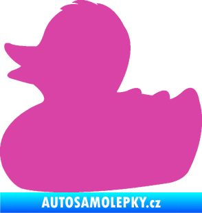 Samolepka Kachnička 001 levá růžová