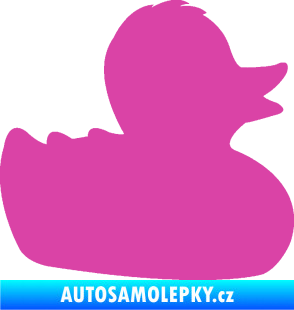 Samolepka Kachnička 001 pravá růžová