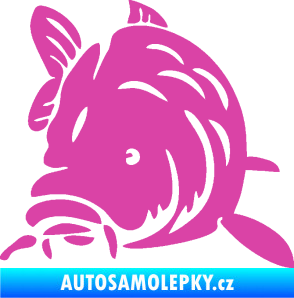Samolepka Kapr 002 levá růžová