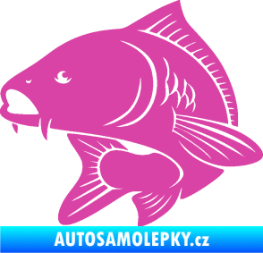 Samolepka Kapr 008 levá růžová
