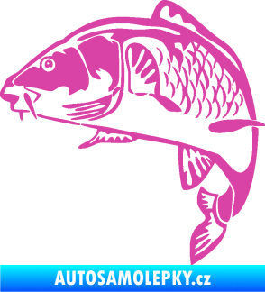 Samolepka Kapr 010 levá růžová