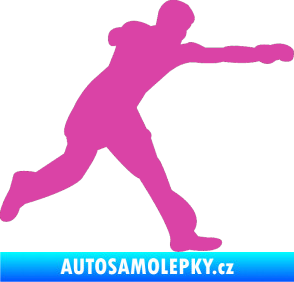 Samolepka Karate 004 pravá růžová