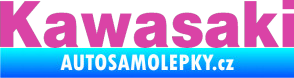 Samolepka Kawasaki růžová