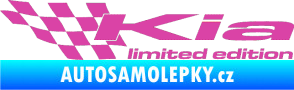 Samolepka Kia limited edition levá růžová