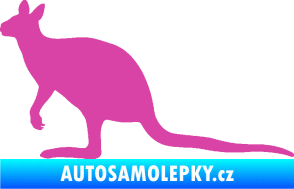 Samolepka Klokan 003 levá růžová