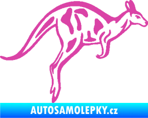 Samolepka Klokan 004 pravá růžová