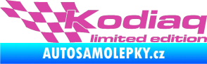 Samolepka Kodiaq limited edition levá růžová