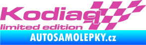 Samolepka Kodiaq limited edition pravá růžová