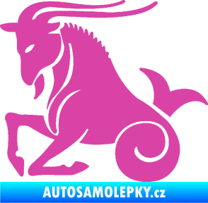 Samolepka Kozoroh 004 levá růžová
