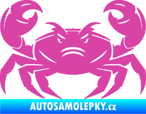 Samolepka Krab 003 růžová