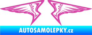 Samolepka Křídla 003 růžová