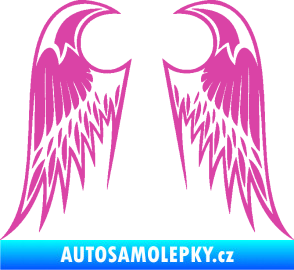 Samolepka Křídla 006 růžová