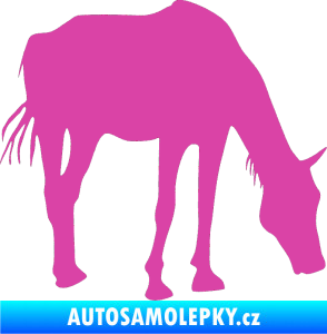 Samolepka Kůň 008 pravá růžová