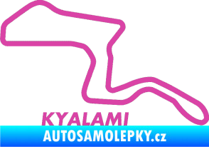 Samolepka Okruh Kyalami růžová