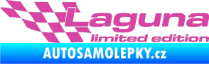 Samolepka Laguna limited edition levá růžová