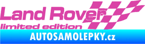 Samolepka Land Rover limited edition pravá růžová