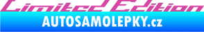 Samolepka Limited edition 009 růžová
