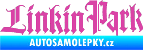 Samolepka Linkin Park 004 růžová