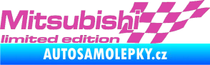 Samolepka Mitsubishi limited edition pravá růžová