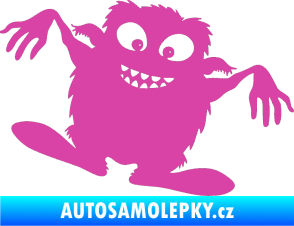 Samolepka Monstrum 001 pravá růžová