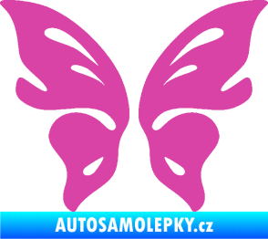 Samolepka Motýl 018 růžová