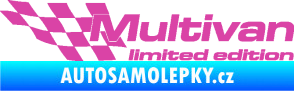 Samolepka Multivan limited edition levá růžová