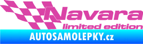 Samolepka Navara limited edition levá růžová