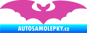 Samolepka Netopýr 006 růžová