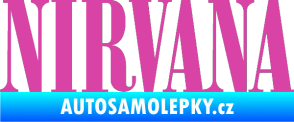 Samolepka Nirvana 001 růžová