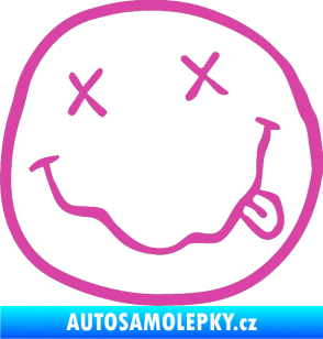 Samolepka Nirvana 002 růžová