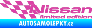 Samolepka Nissan limited edition levá růžová