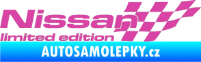 Samolepka Nissan limited edition pravá růžová
