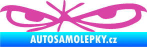 Samolepka Oči 002 levá růžová