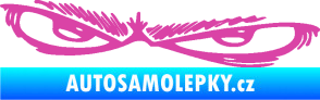 Samolepka Oči 005 levá růžová