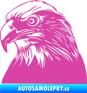 Samolepka Orel 007 levá  růžová