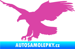 Samolepka Orel 013 levá růžová