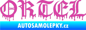 Samolepka Ortel růžová
